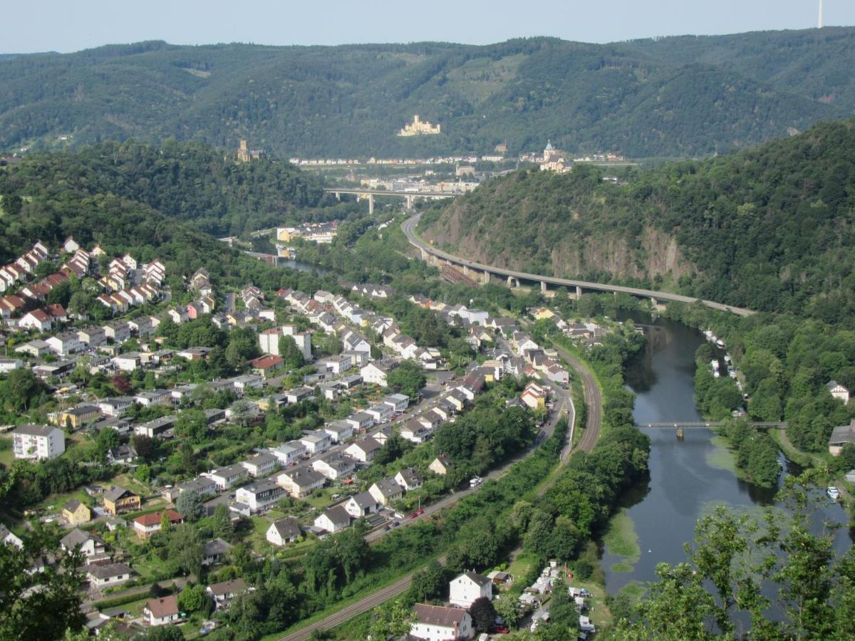 Ferienhaus Leopold Mit Burgblick An Der Mosel Burgen  Exterior foto